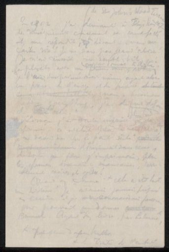 Letter to anonymous