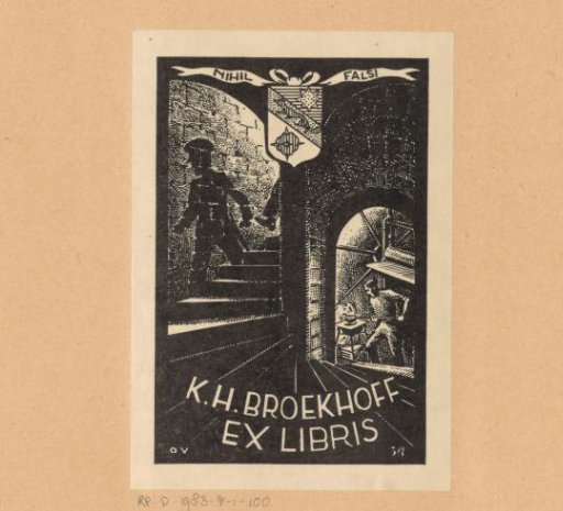 Ex libris of Karel Henri Broekhoff
