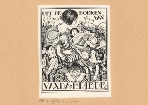 Ex libris of Vanda Briedé