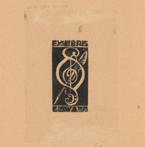 Ex libris of P. Zwart