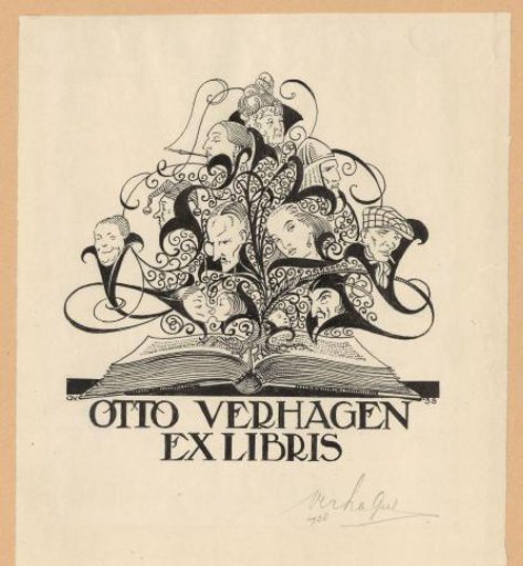 Ex libris of Otto Verhagen