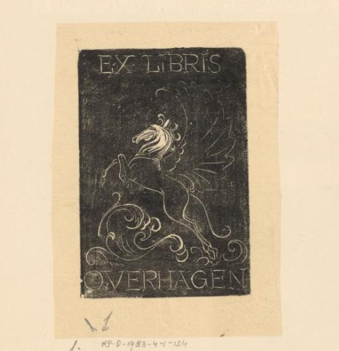 Ex libris of Otto Verhagen