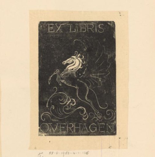 Ex libris of Otto Verhagen
