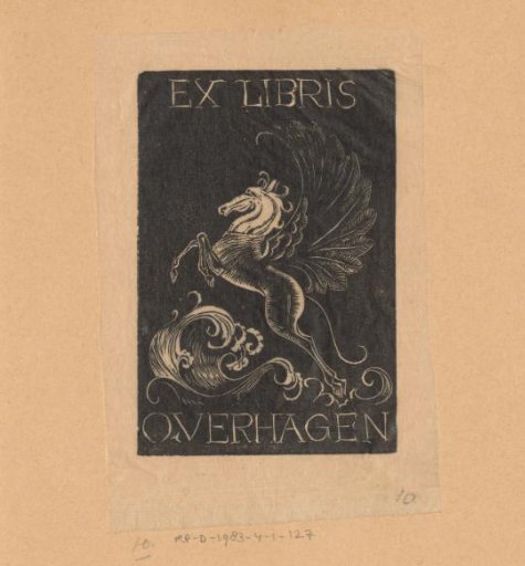 Ex libris of Otto Verhagen