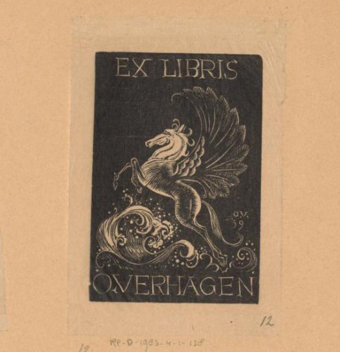 Ex libris of Otto Verhagen