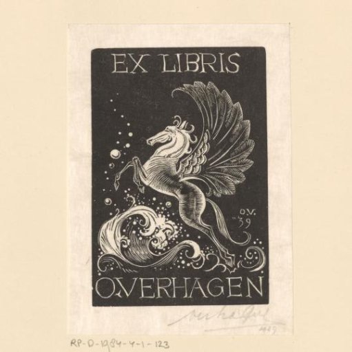 Ex libris of Otto Verhagen