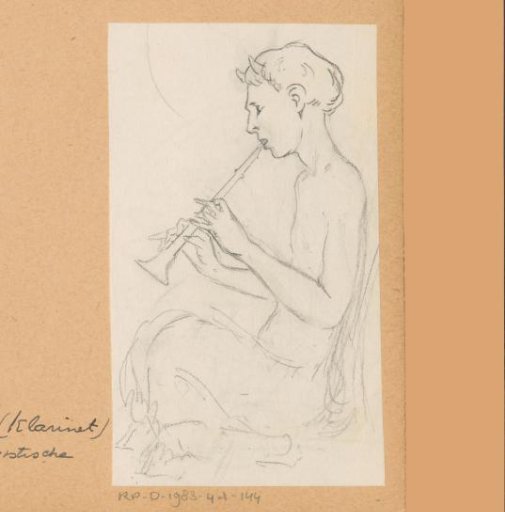 Design drawing for the ex libris of Tineke Ferwerda