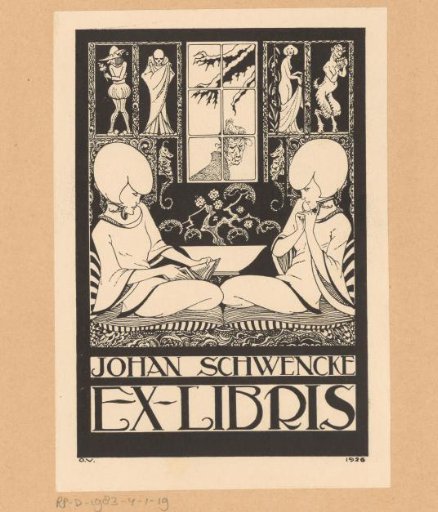 Ex libris of Johan Schwencke