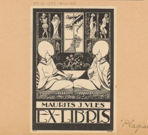 Ex libris of Maurits J. Vles
