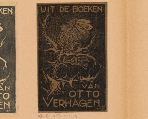 Ex libris of Otto Verhagen