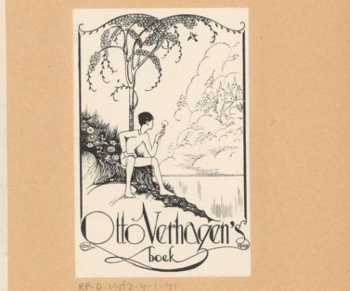 Ex libris of Otto Verhagen (II)