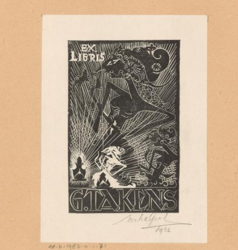 Ex libris of G. Takens