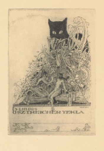 Ex libris of Tekla Ösztreicher