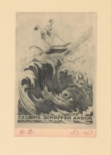 Ex libris of Andor Schäffer