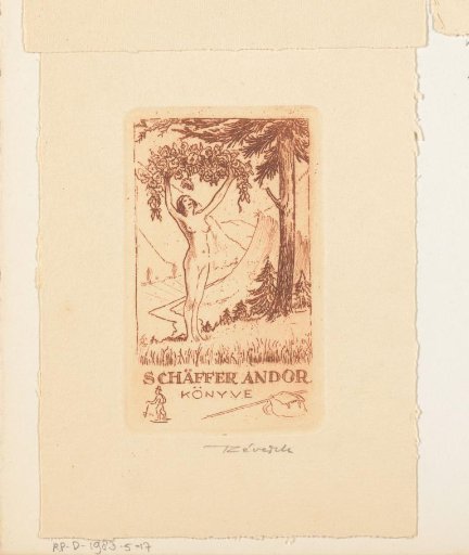 Ex libris of Andor Schäffer