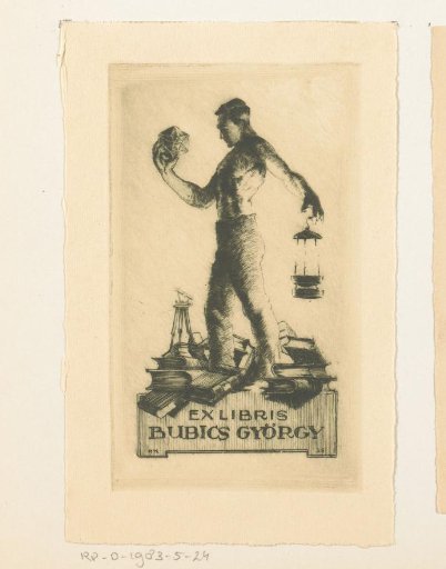 Ex libris of György Bubics