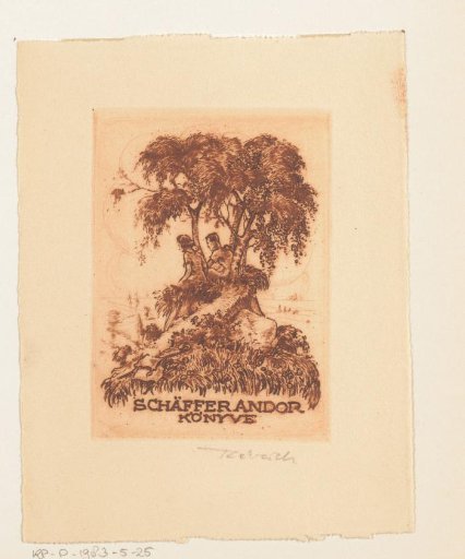 Ex libris of Andor Schäffer