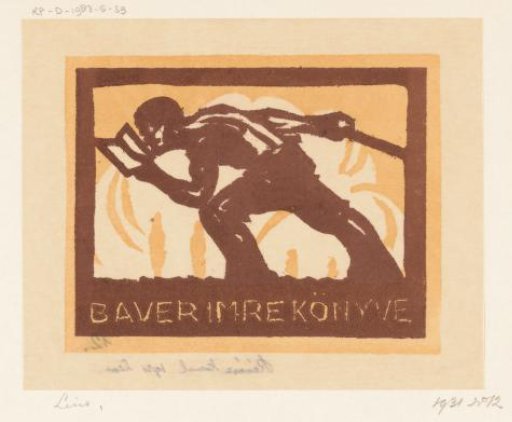 Ex libris of Imre Bauer