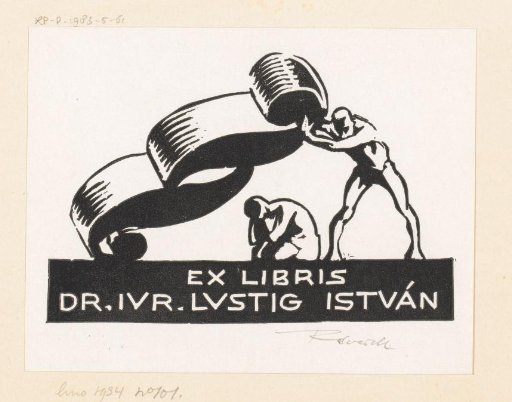 Ex Libris of István Lusztig