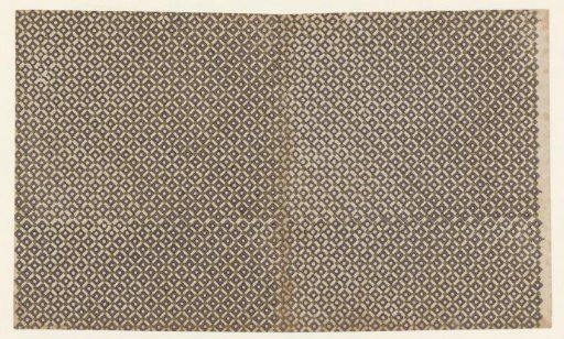 Sheet with diamond pattern