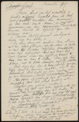 Letter to Jan Veth