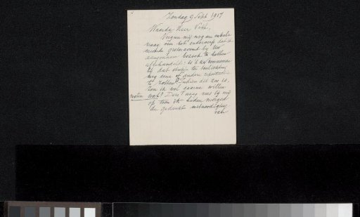 Letter to Jan Veth