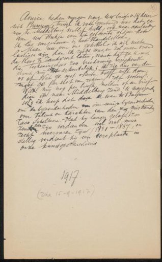 Letter to Jan Veth
