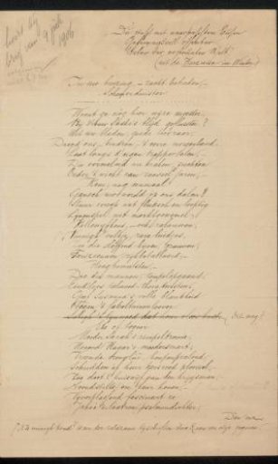 Poem to Jan Veth