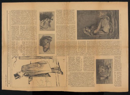 Newspaper clipping from the Jan Veth archive