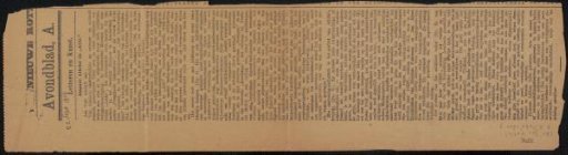 Newspaper clipping from the Jan Veth Archive