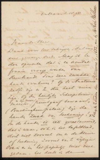 Letter to Jan Veth