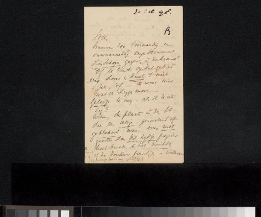 Letter to Jan Veth