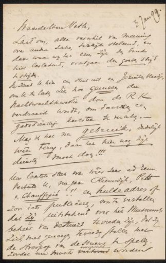Letter to Jan Veth