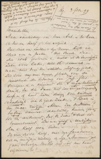Letter to Jan Veth