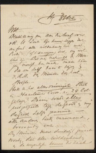 Letter to Jan Veth