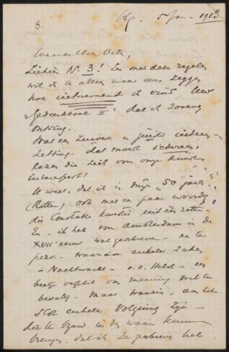 Letter to Jan Veth