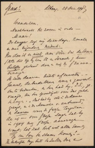 Letter to Jan Veth