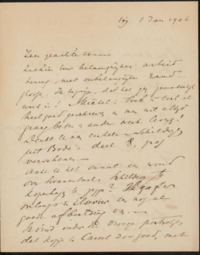 Letter to Jan Veth