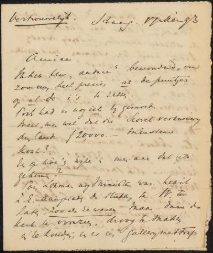 Letter to Jan Veth