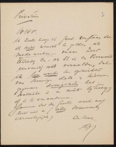 Letter to Jan Veth