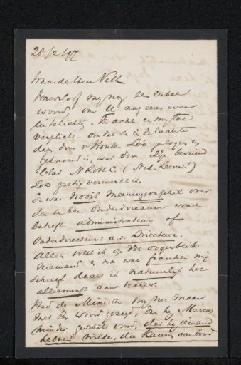 Letter to Jan Veth