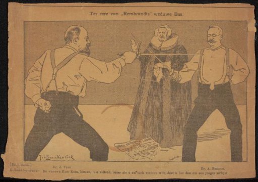Newspaper clipping from the Jan Veth archive