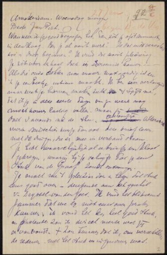 Letter to Jan Veth