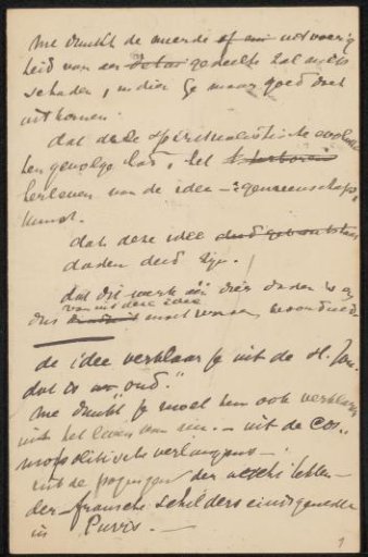 Letter Fragments and Notes from Jan Veth Archive