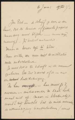 Letter to Jan Veth