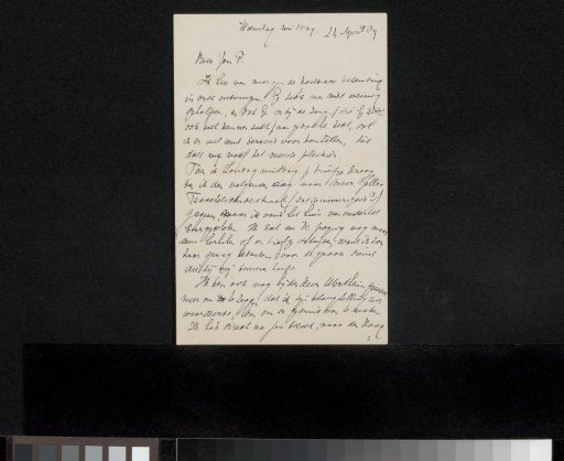 Letter to Jan Veth