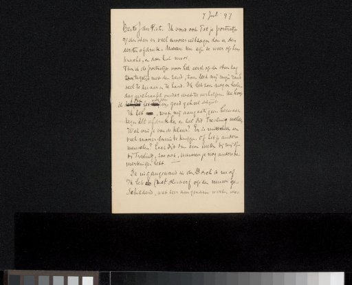Letter to Jan Veth