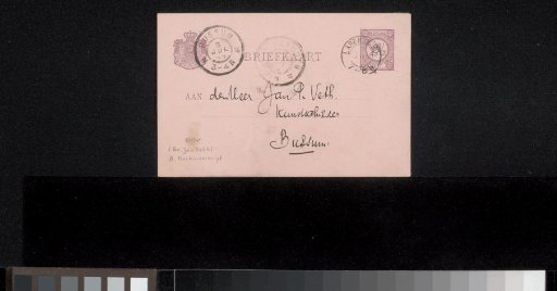 Postcard to Jan Veth