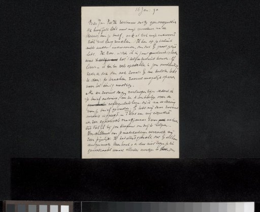 Letter to Jan Veth