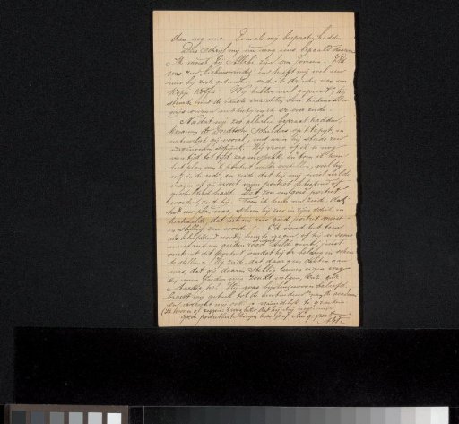 Letter to Jan Veth